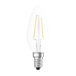 Ledvance Classic LED E14 Kerze Fadenlampe Klar 2.5W 250lm - 827 Extra Warmweiß | Ersatz für 25W