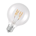 Osram Vintage 1906 LED E27 Globe Fadenlampe Klar Slim 4.8W 470lm - 827 Extra Warmweiß | Dimmbar - Ersatz Für 40W