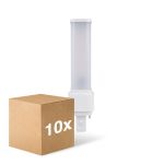 Mehrfachpackung 10x Ledvance Dulux-D LED 7W - 840 Kaltweiß | Ersatz Für 18W