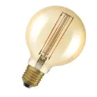 Osram Vintage 1906 LED E27 Globe Fadenlampe Gold 95mm 5.8W 470lm - 822 Extra Warmweiß | Dimmbar