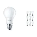 Mehrfachpackung 10x Philips CorePro LEDbulb E27 A60 7.5W 840 A60 Matt | Ersatz für 60W
