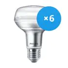 Mehrfachpackung 6x Philips CorePro LEDspot E27 Reflektor R80 4W 827 36D | Extra Warmweiß - Ersatz für 60W
